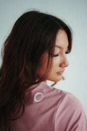 Amy Short Sleeve Underscrub - Rosewood - Breast Cancer Underscrub
