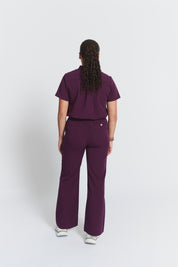 ACE Wide Leg Scrub Pants - Royal Purple
