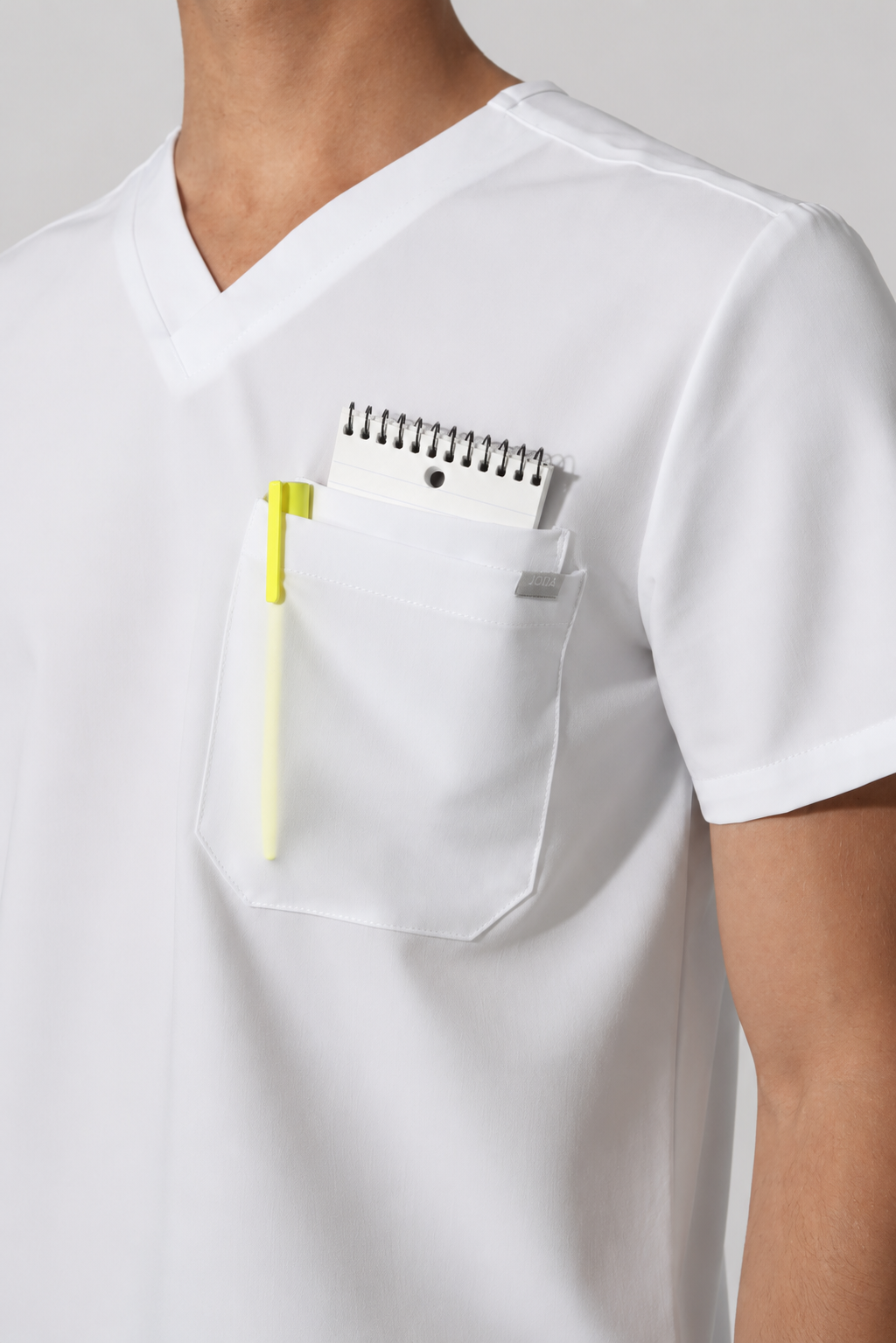 James Scrub Top - White
