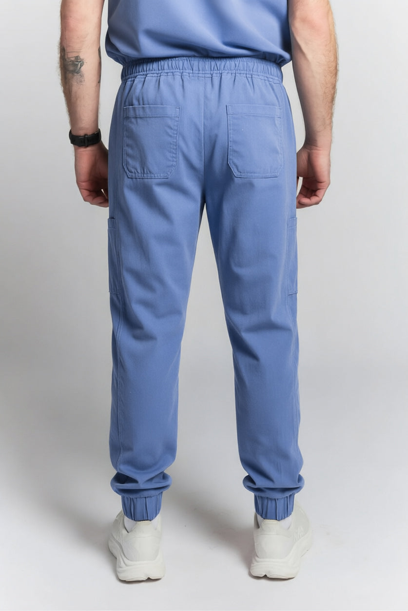 Pantalon médical Alexander jambe droite - Bleu ciel