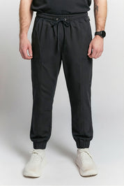 Pantalon de gommage Alexander coupe droite - Étain
