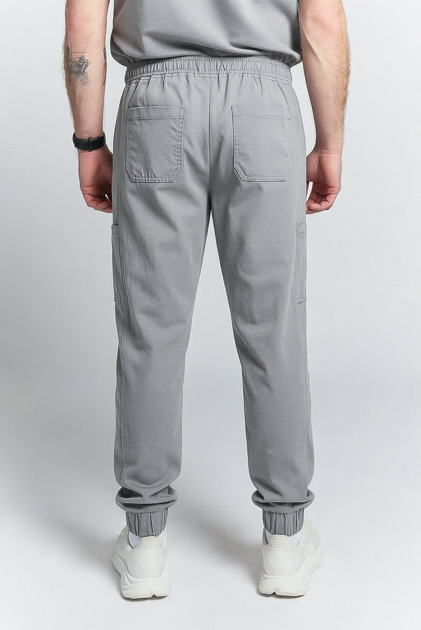 Alexander Straight Leg Scrub - Light Grey