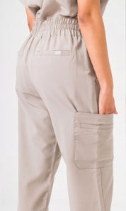 Lulu Straight Leg Scrub Pants - Sandstone