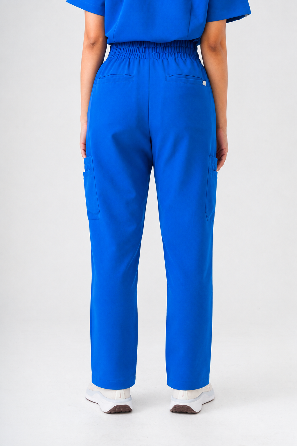 Pantalon médical Lulu coupe droite - Bleu roi