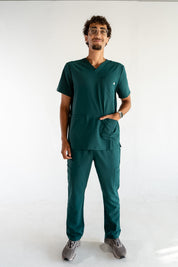 Luca Straight Scrub Pants - Pine