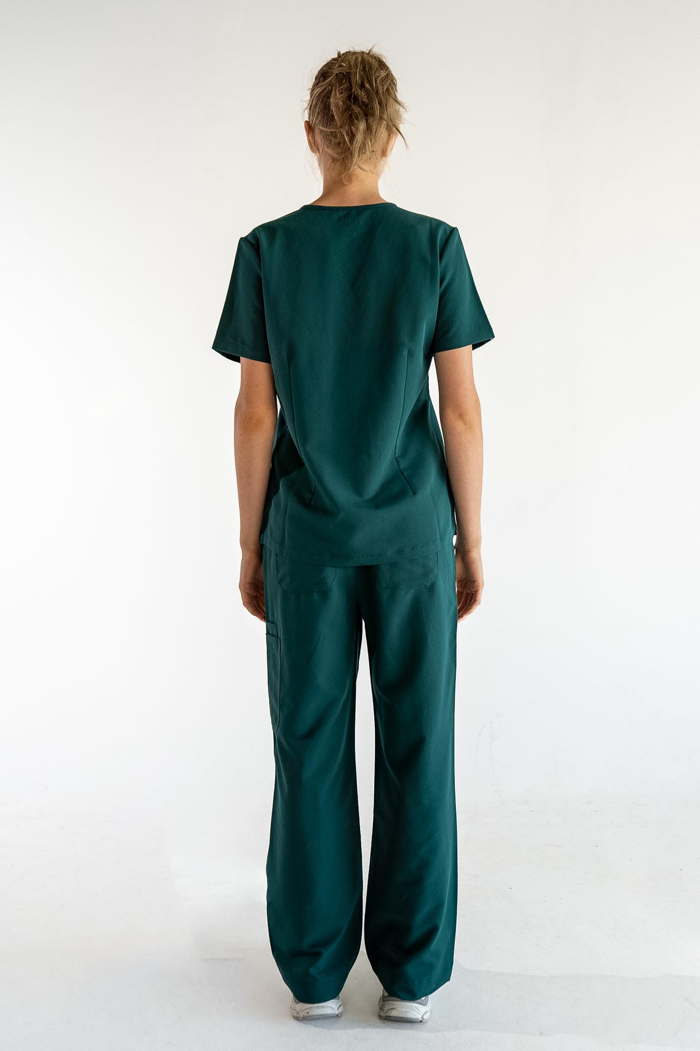 Olivia Scrub Top - Pine
