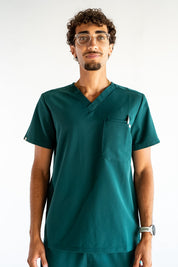 Liam Scrub Top - Pine