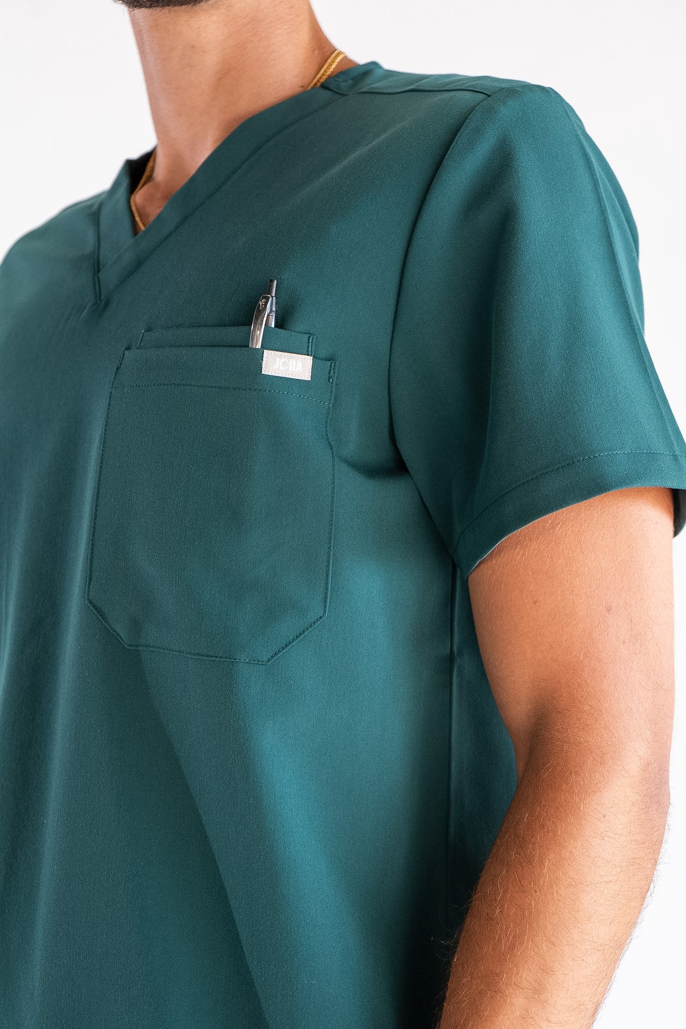 Liam Scrub Top - Pine