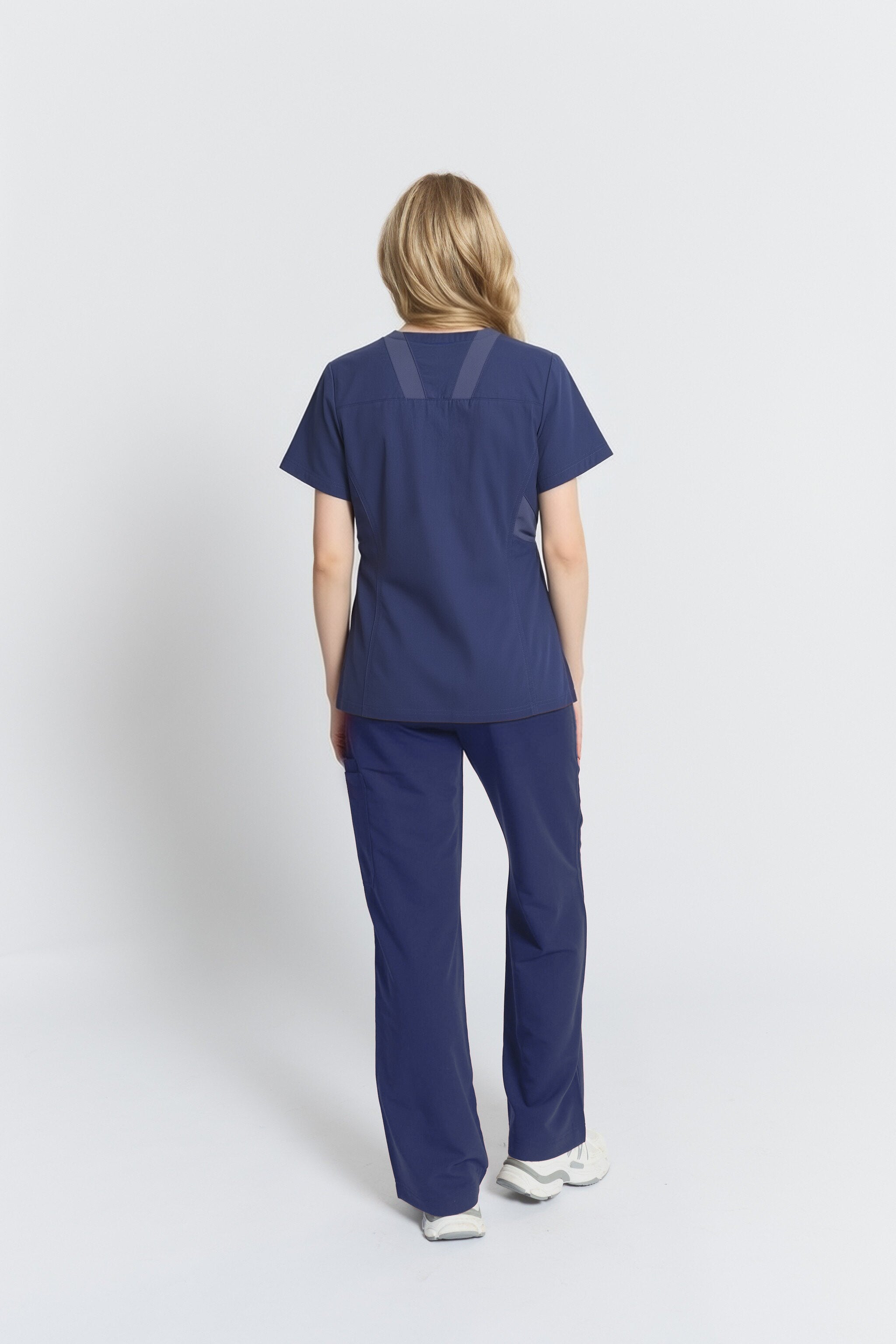 Elizabeth Scrub Top Navy
