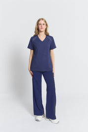 Elizabeth Scrub Top Navy