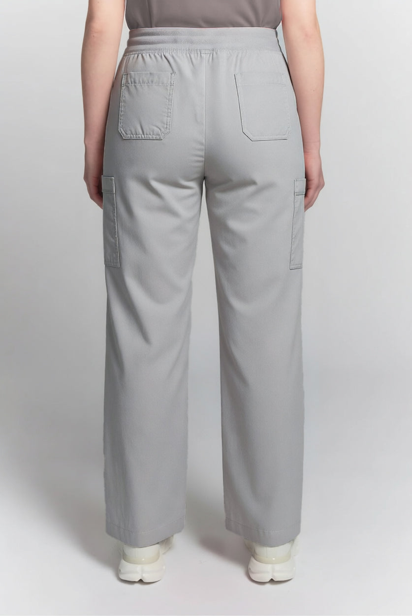 Florence Straight Leg Scrub Light Grey