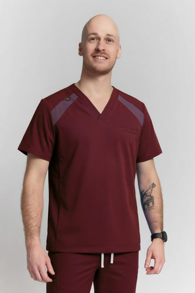 Haut Galen couleur bourgogne