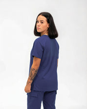 Helen Scrub Top Navy