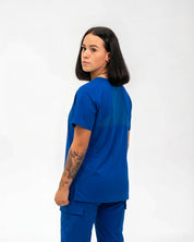 Helen Scrub Top Royal Blue