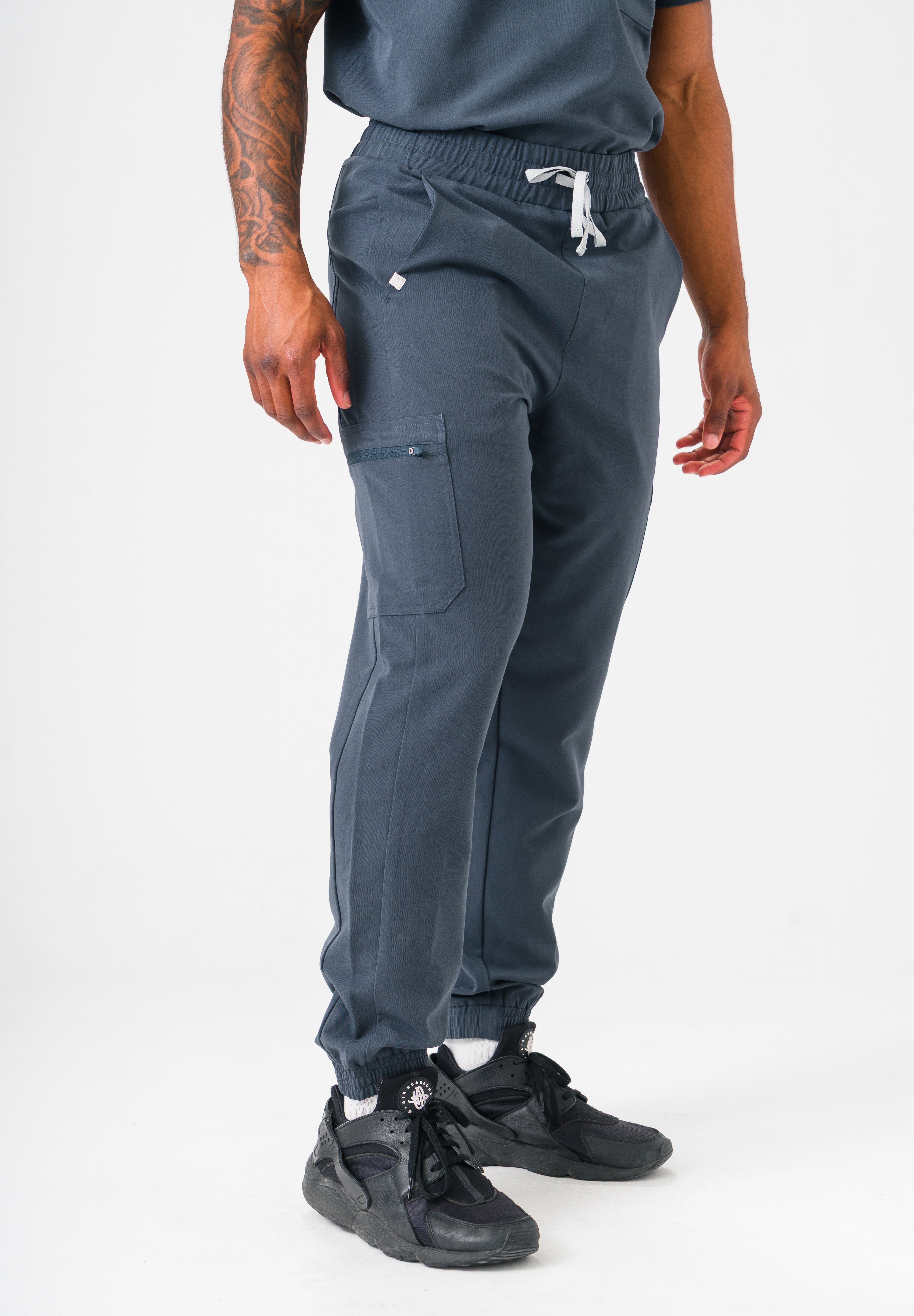 Kian Jogger Scrub Pants - Pewter