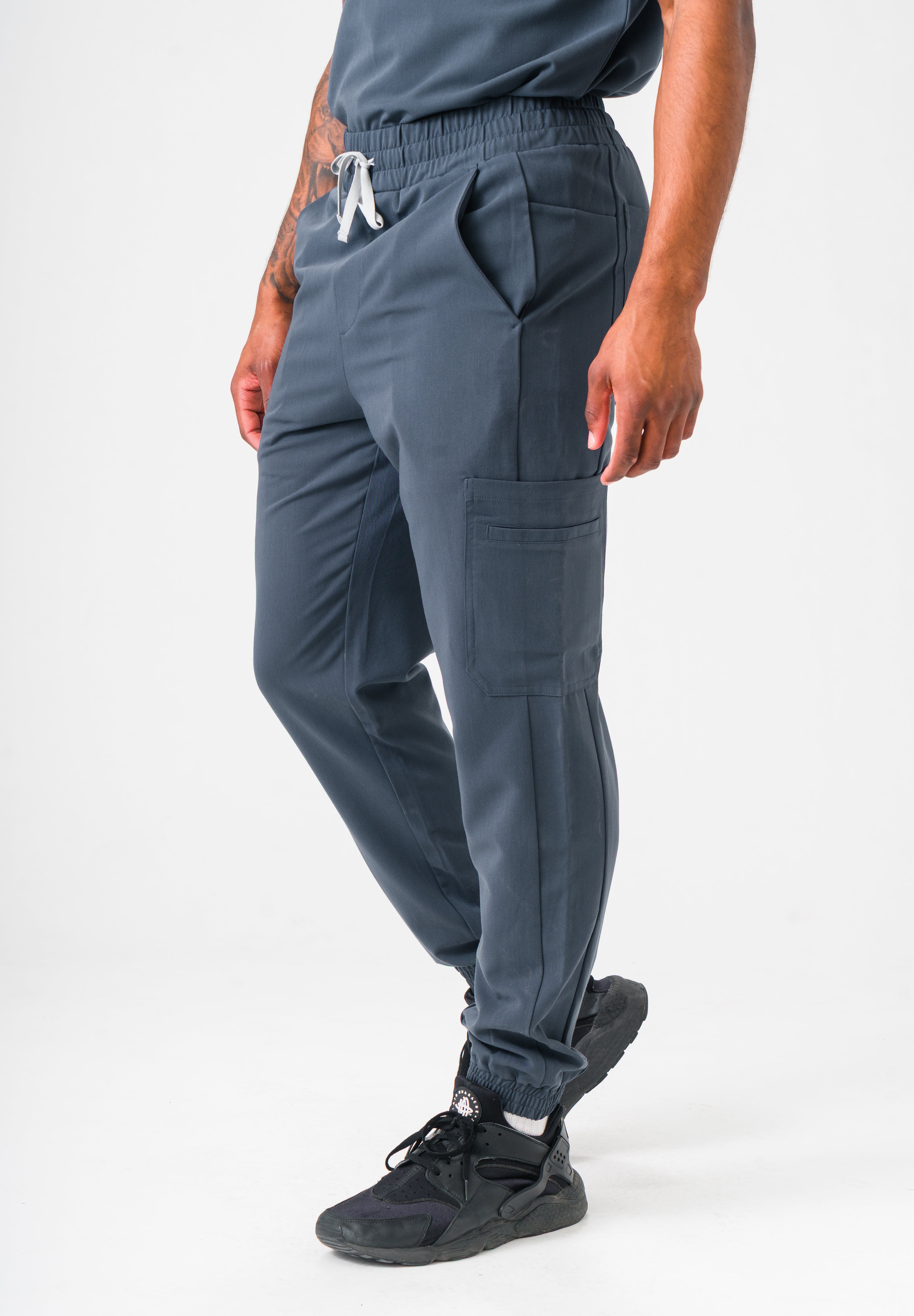 Kian Jogger Scrub Pants - Pewter