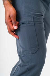Kian Jogger Scrub Pants - Pewter