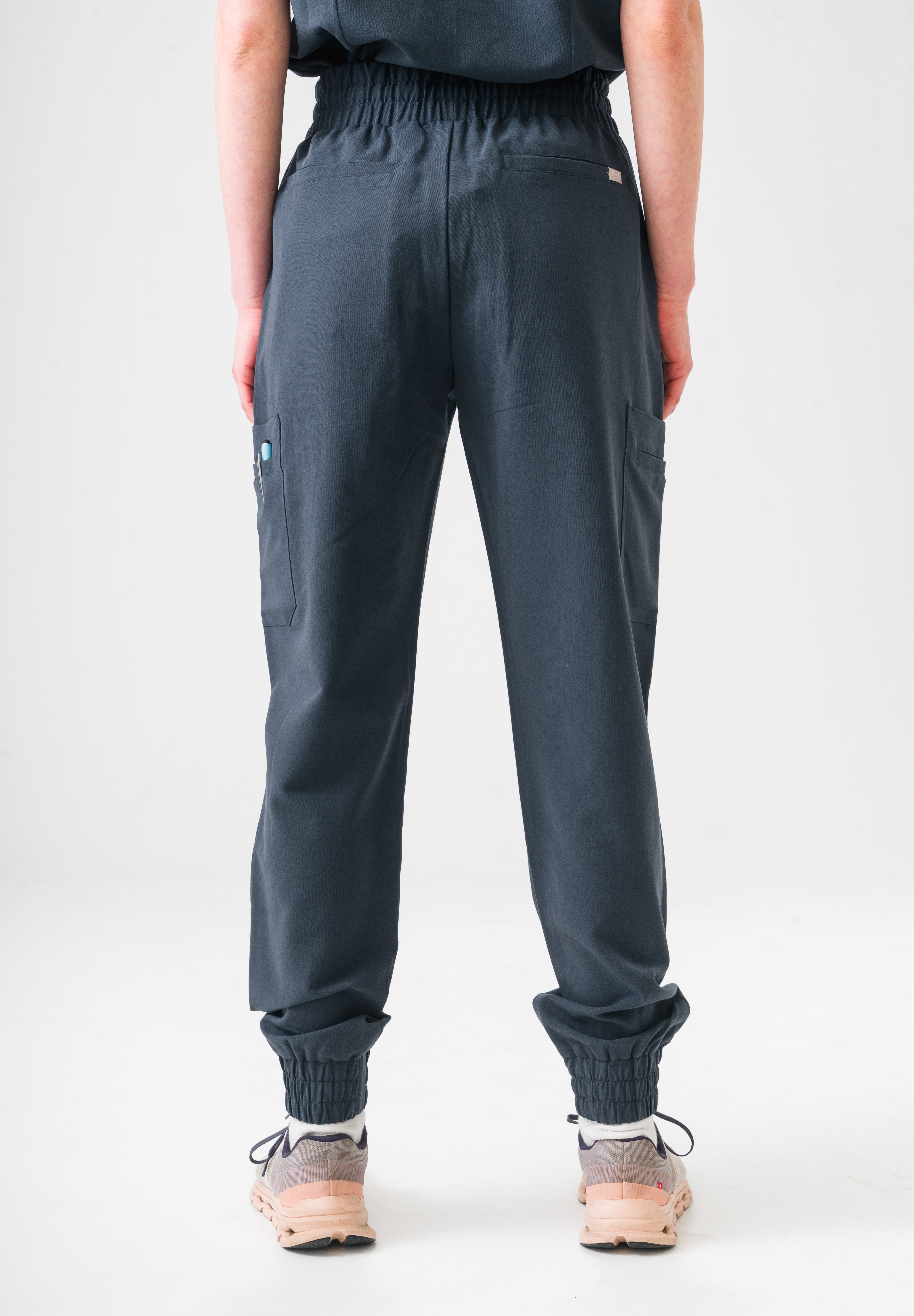 Anastasia Jogger Scrub Pants -  Pewter