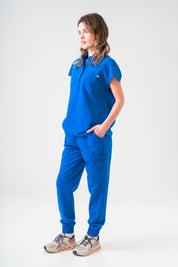 Pantalon de gommage Anastasia Jogger - Bleu royal