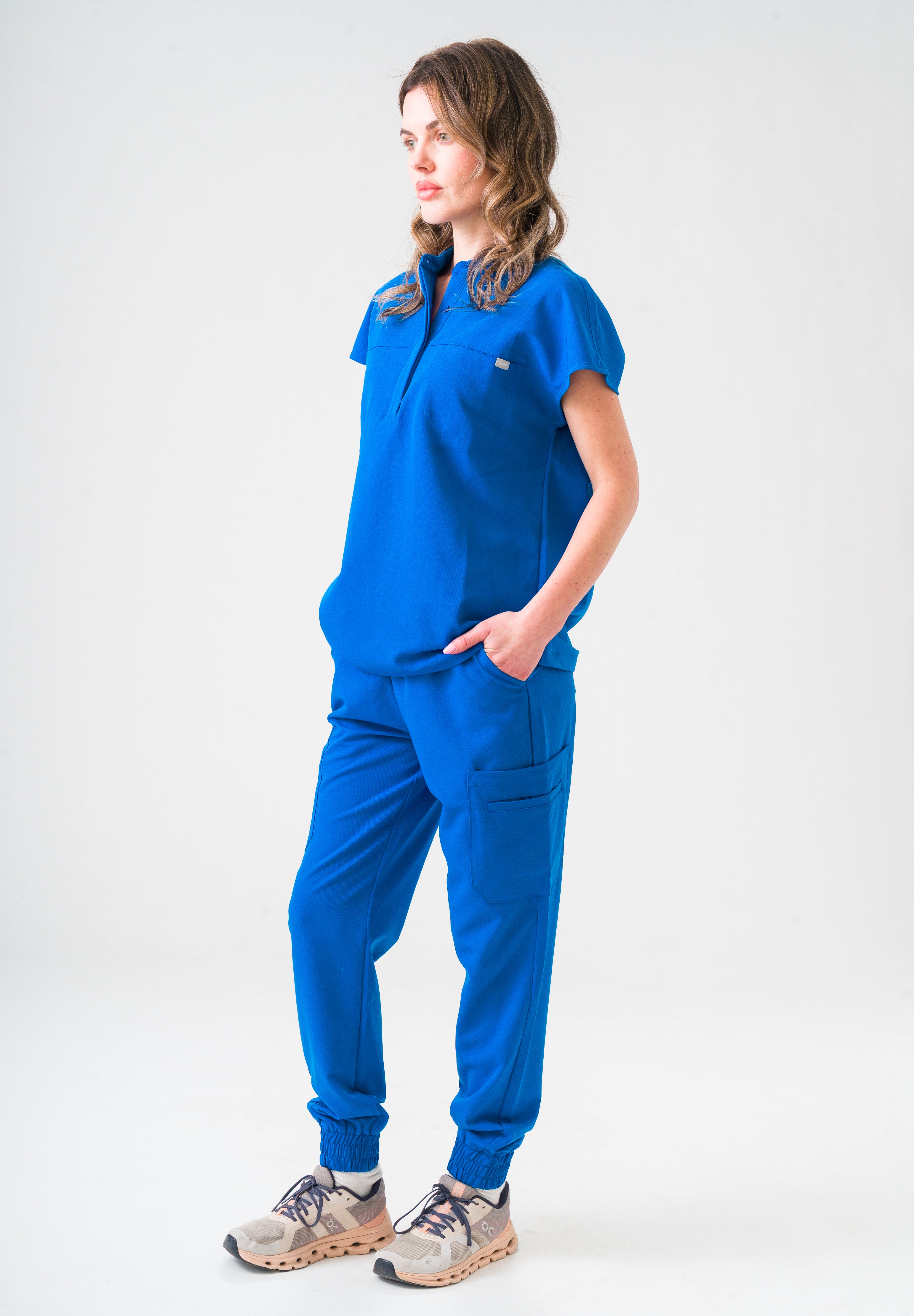 Pantalon de gommage Anastasia Jogger - Bleu royal