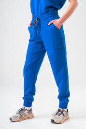 Pantalon de gommage Anastasia Jogger - Bleu royal