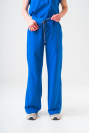 Pantalon de gommage large ACE - Bleu royal