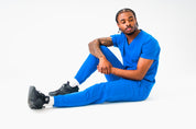 Kian Jogger Scrub Pants - Royal Blue
