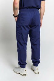 Pantalon de gommage coupe droite Jonas - Bleu marine