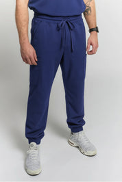 Pantalon de gommage coupe droite Jonas - Bleu marine