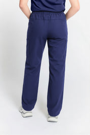 Bas de gommage coupe droite Virginia bleu marine