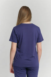 Rebecca Scrub Top Navy