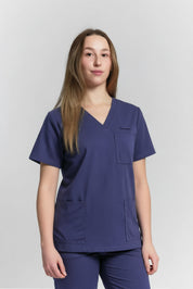 Rebecca Scrub Top Navy