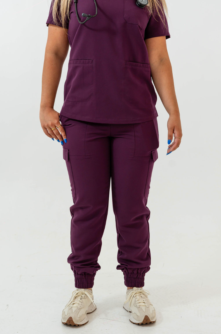 Pantalon de jogging et blouse Lydia - Violet royal
