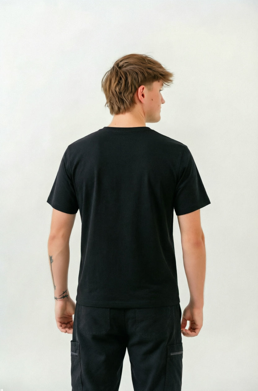 William Scrub Top- Black
