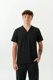 William Scrub Top- Black