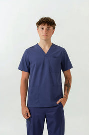William Scrub Top- Navy