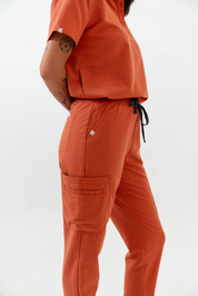 Pantalon d'uniforme médical jogger Anastasia - Ambre