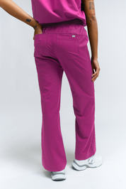 Pantalon de gommage ACE à jambe large - Fuchsia