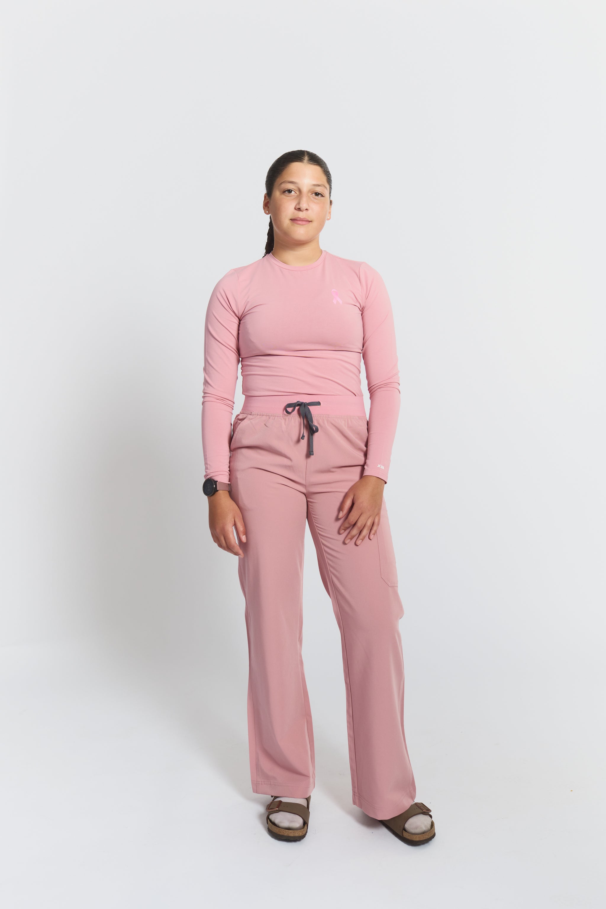 Pantalon de gommage large ACE - Palissandre