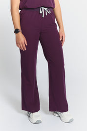 ACE Wide Leg Scrub Pants - Royal Purple