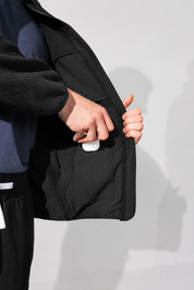 Elliot Polar Fleece Jacket- Black