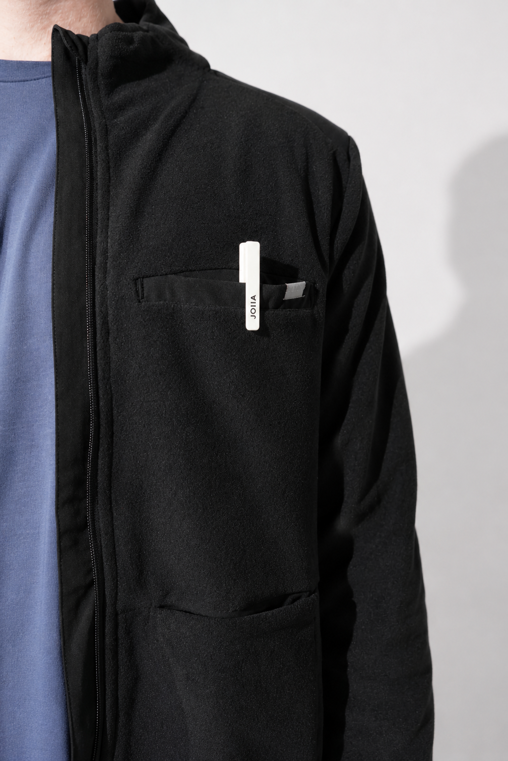 Elliot Polar Fleece Jacket- Black