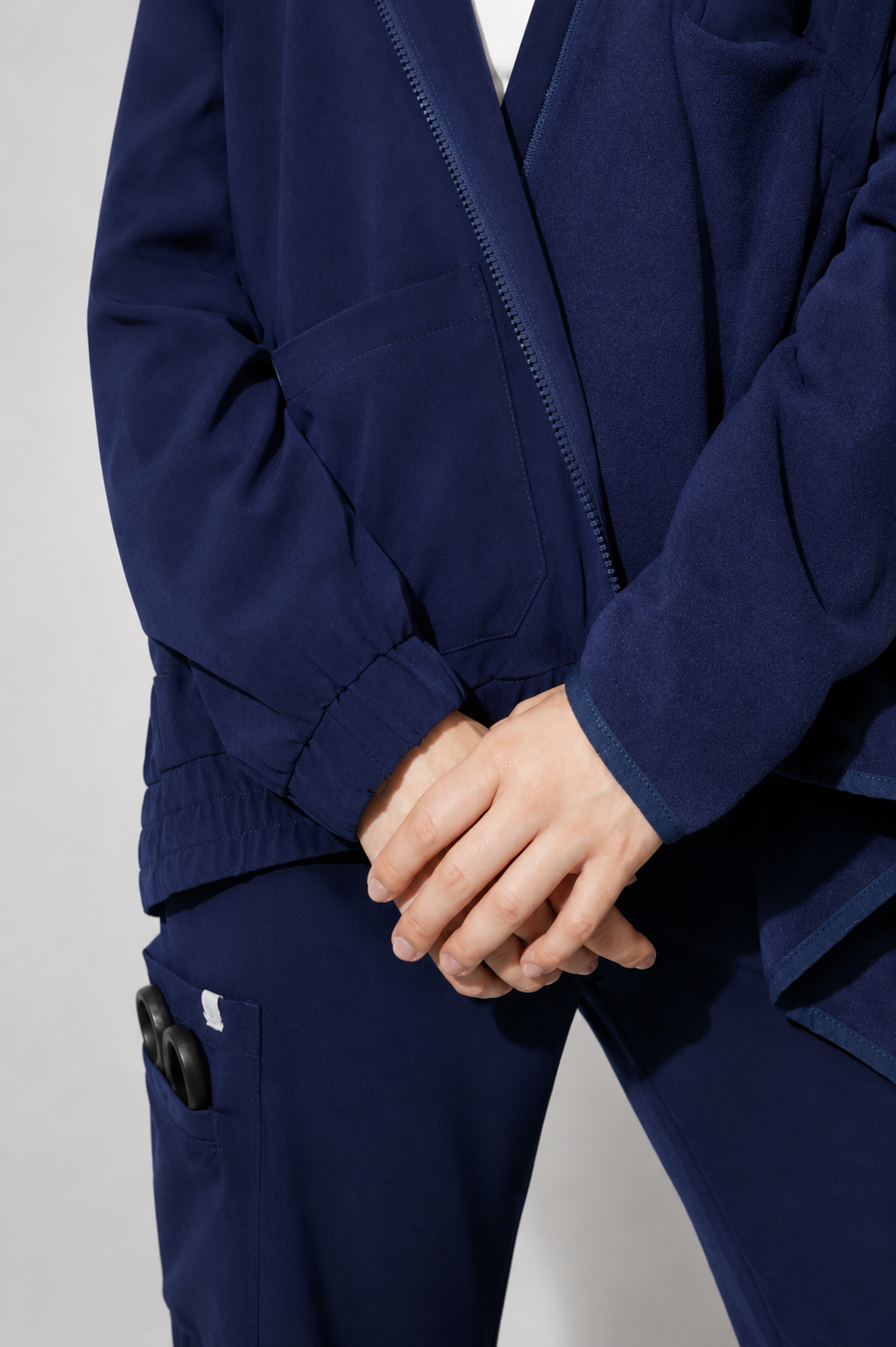 Elliot Polar Fleece Jacket- Navy
