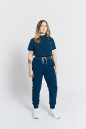 Elodia Jogger Scrub Pants - Abyss Blue