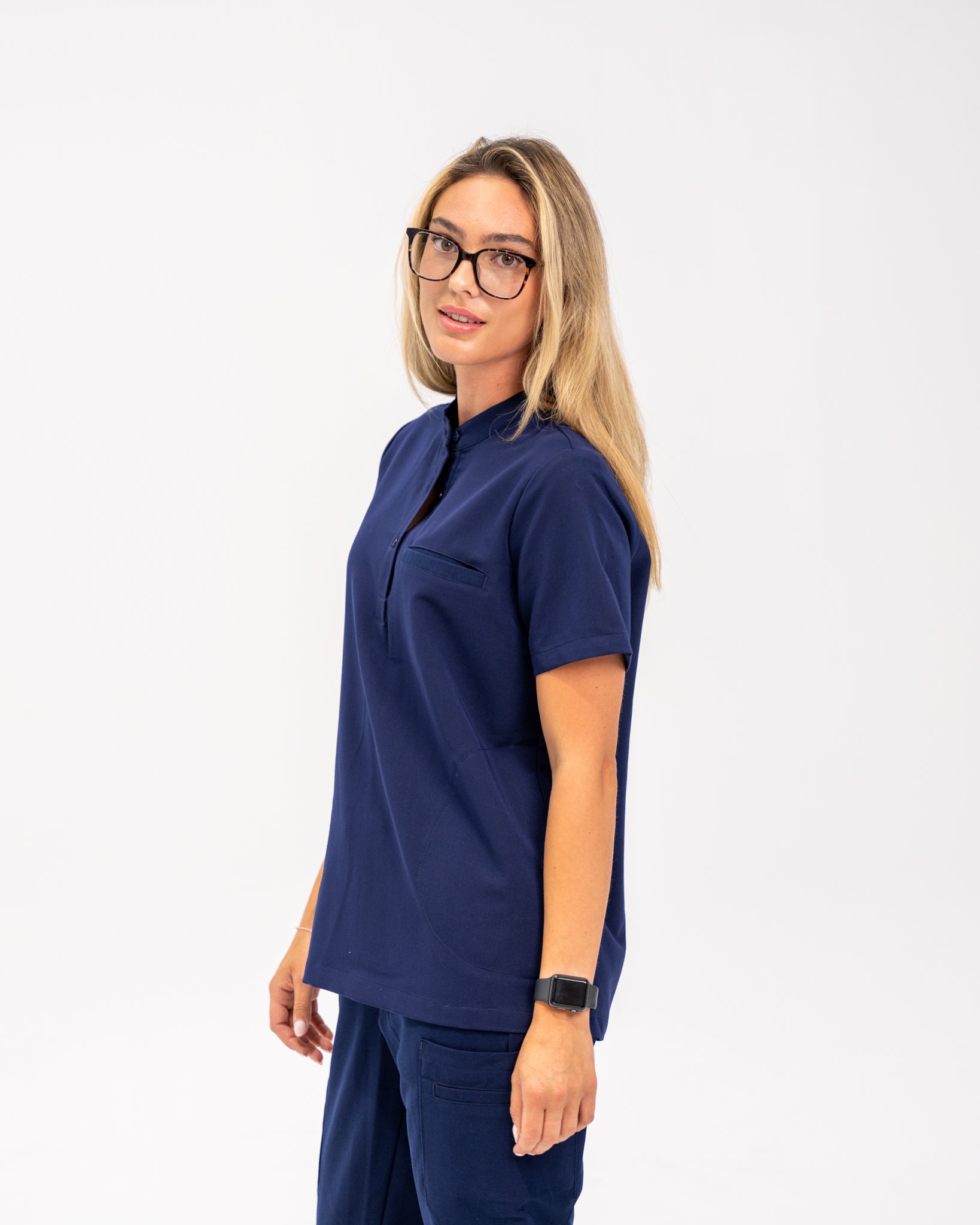 Tunique médicale Gloria - Bleu marine