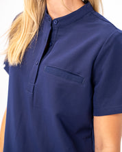 Tunique médicale Gloria - Bleu marine
