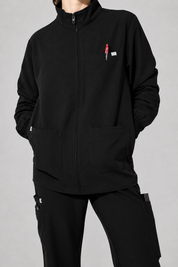 Katherine Scrub Jacket -Black