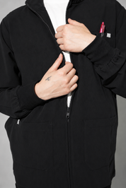 Katherine Scrub Jacket -Black
