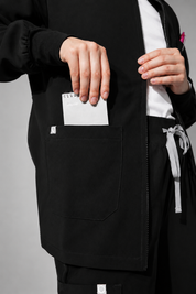 Katherine Scrub Jacket -Black