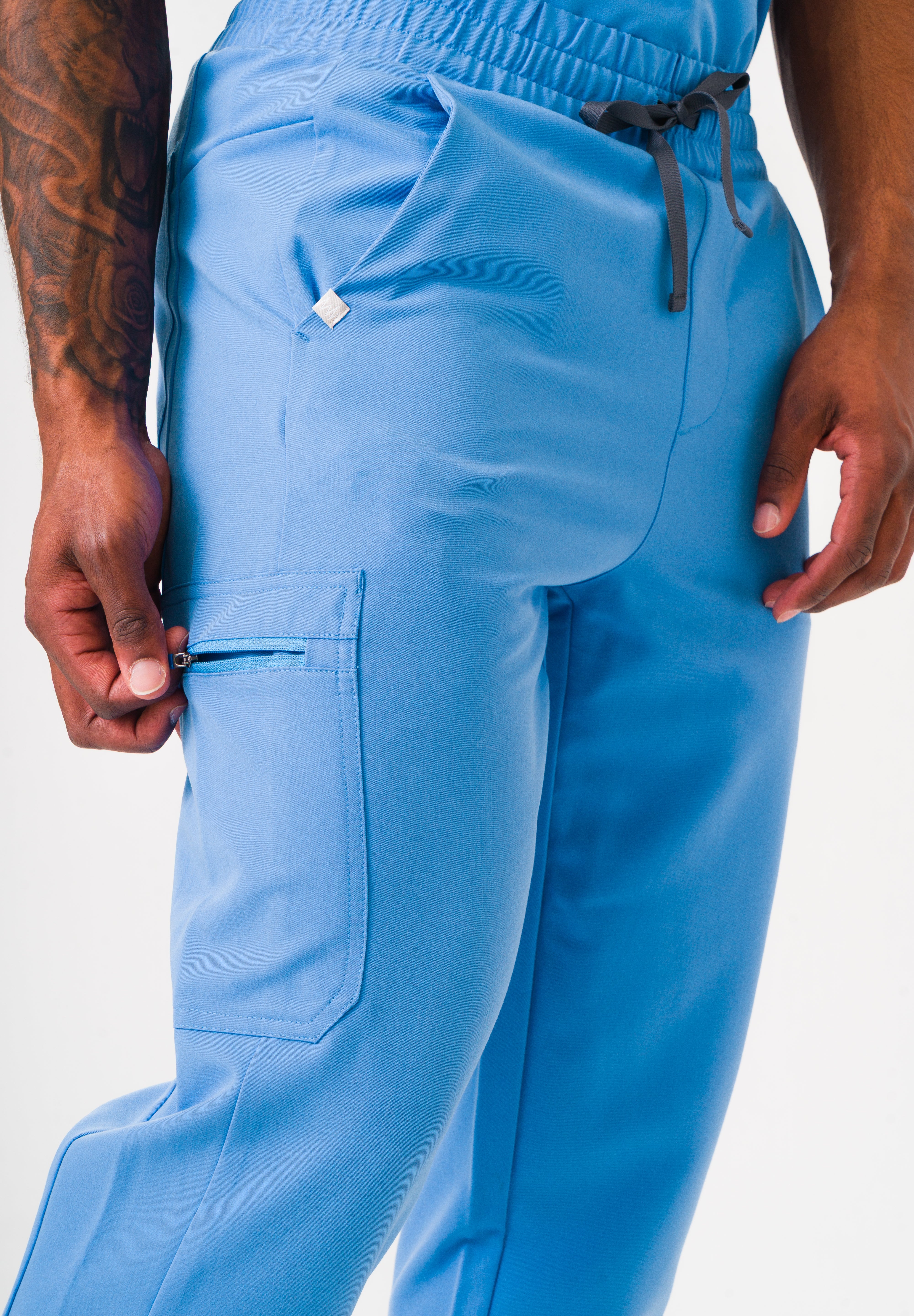 Kian Jogger Scrub Pants - Ceil Blue